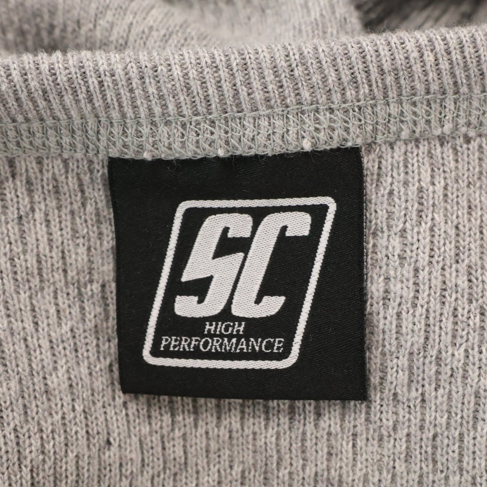 SUBCULTURE(サブカルチャー) 21SS THERMAL LONGSLEEVE T-SHIRT ワッフル 長袖Tシャツ カットソー グレー SCLT-CL01