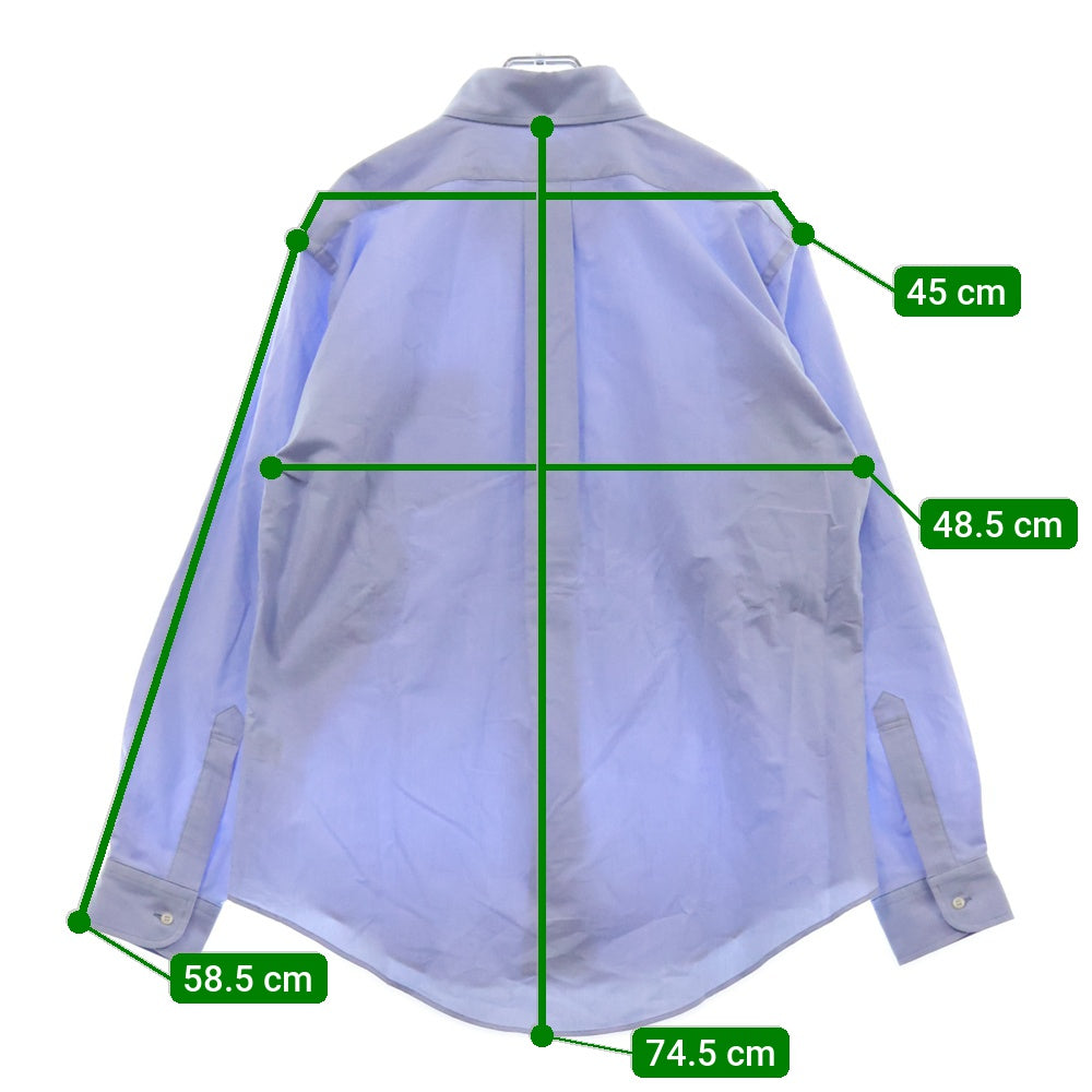 SUBCULTURE(サブカルチャー) 23AW Oxford Shirt オックスフォード ボタンダウン 長袖シャツ ブルー SCSH-A2301