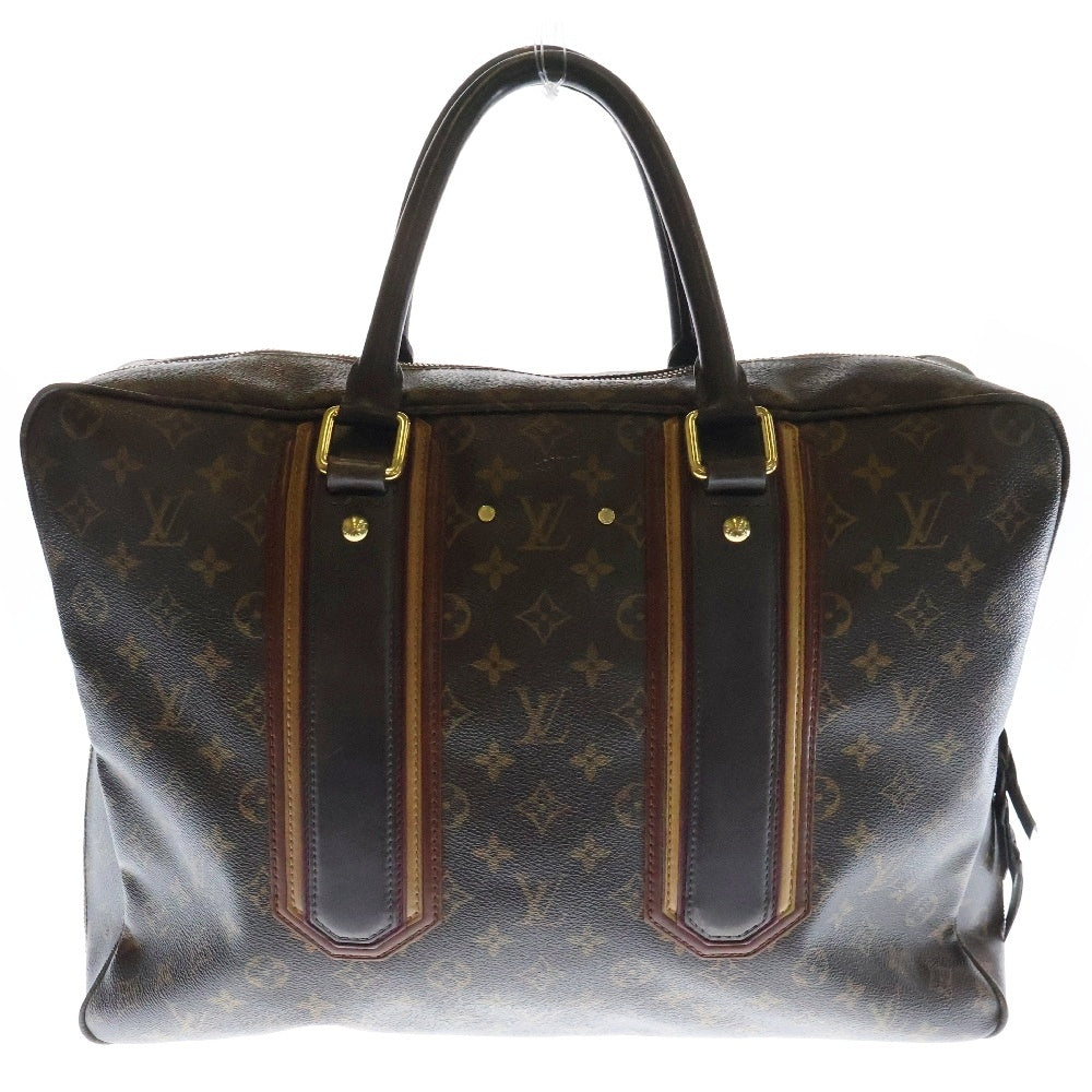 LOUIS VUITTON(ルイヴィトン) モノグラム ベキア アントラ シットポルト ドギュマン ブラウン モノグラム キャンバス べキアレザー ハンドバッグ ビジネスバッグ カバン ブラウン M95531