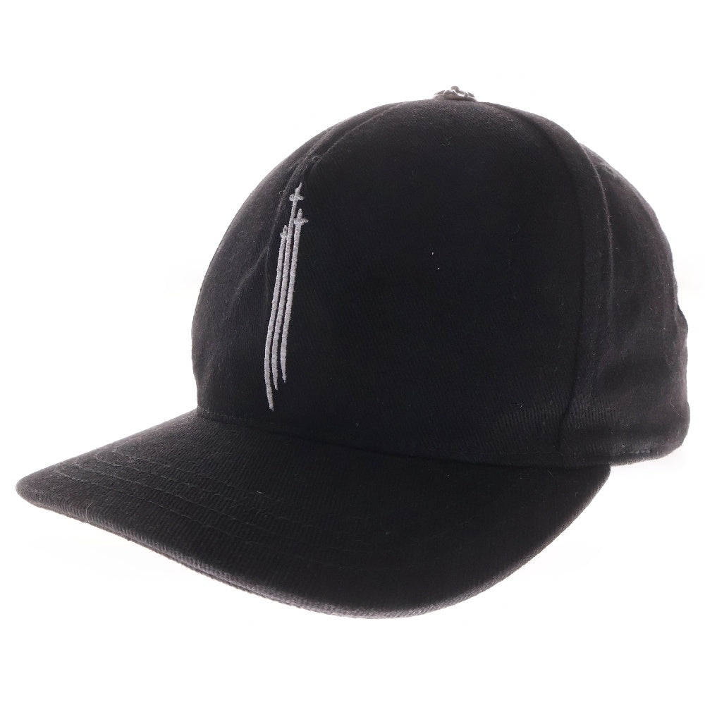 CHROME HEARTS(クロムハーツ) TRUCKER CAP トラッカーキャップ RS3刺繍 クロスボールキャップ 帽子 ブラック