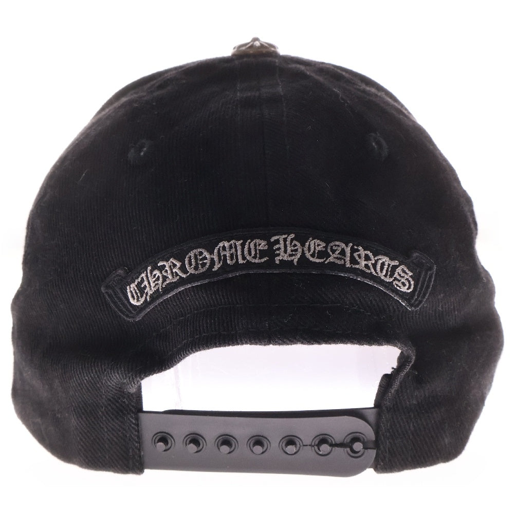CHROME HEARTS(クロムハーツ) TRUCKER CAP トラッカーキャップ RS3刺繍 クロスボールキャップ 帽子 ブラック