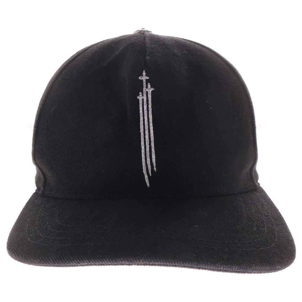 CHROME HEARTS(クロムハーツ) TRUCKER CAP トラッカーキャップ RS3刺繍 クロスボールキャップ 帽子 ブラック