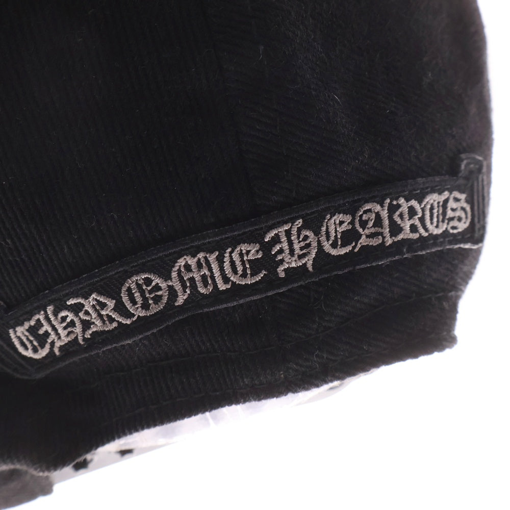 CHROME HEARTS(クロムハーツ) TRUCKER CAP トラッカーキャップ RS3刺繍 クロスボールキャップ 帽子 ブラック