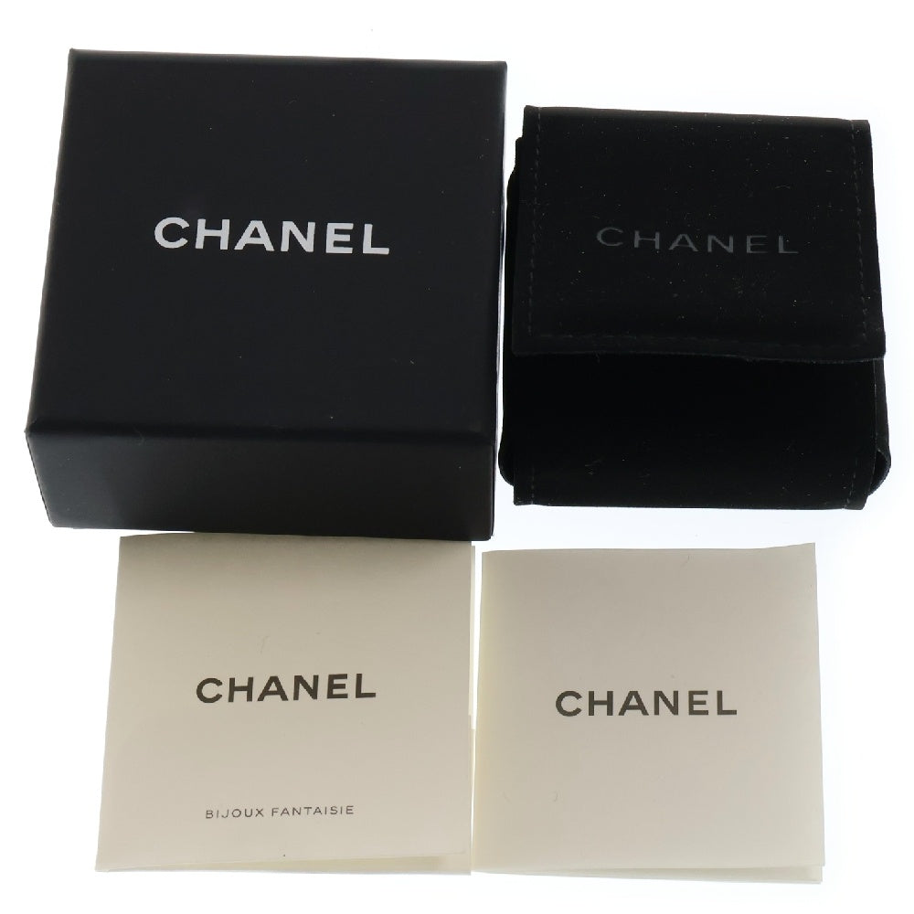 CHANEL(シャネル) ココマーク ラインストーン ピアス シルバー