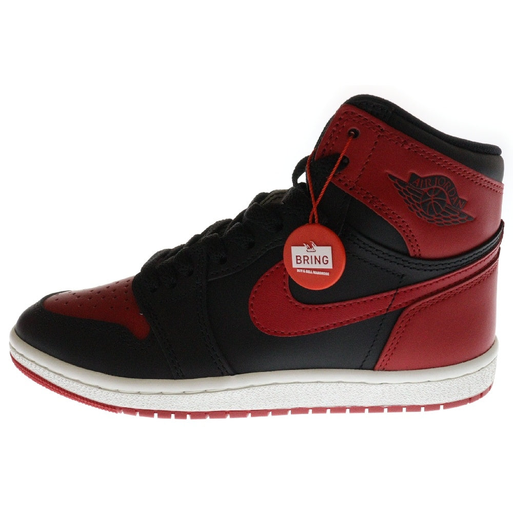NIKE(ナイキ) AIR JORDAN 1 HIGH 85 BRED エアジョーダン 1 ブレッド ハイカットスニーカー レッド/ブラック US7/25cm HV6674-067