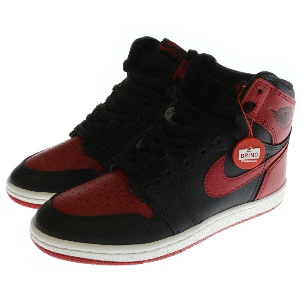 NIKE(ナイキ) AIR JORDAN 1 HIGH 85 BRED エアジョーダン 1 ブレッド ハイカットスニーカー レッド/ブラック US7/25cm HV6674-067
