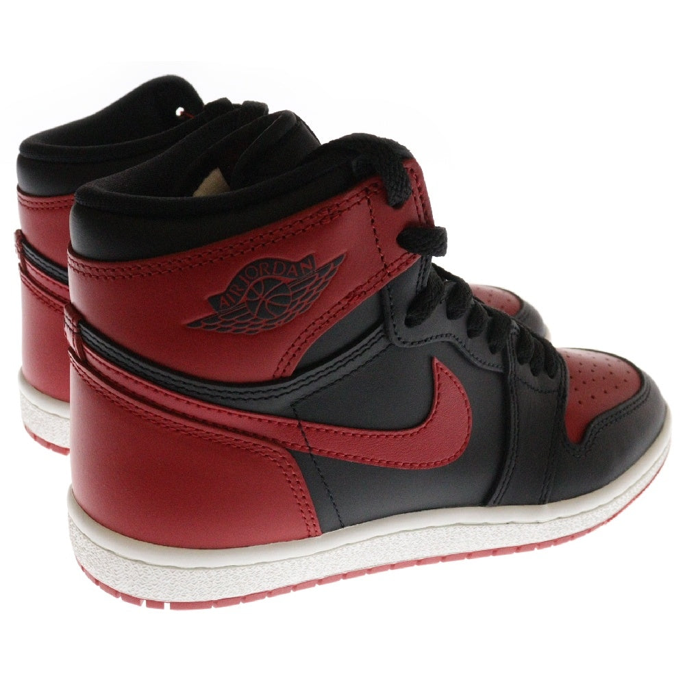 NIKE(ナイキ) AIR JORDAN 1 HIGH 85 BRED エアジョーダン 1 ブレッド ハイカットスニーカー レッド/ブラック US7/25cm HV6674-067