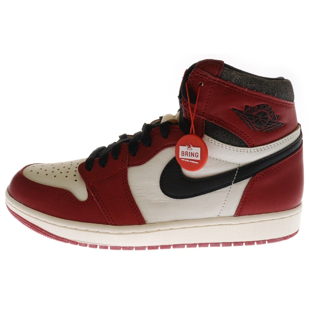 NIKE(ナイキ) AIR JORDAN 1 HIGH OG Lost & Found/Chicago エアジョーダン ロスト & ファウンド/シカゴ ハイカットスニーカー レッド US9.5/27.5cm DZ5485-612