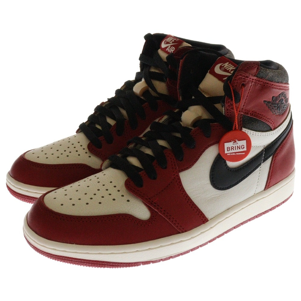 NIKE(ナイキ) AIR JORDAN 1 HIGH OG Lost & Found/Chicago エアジョーダン ロスト & ファウンド/シカゴ ハイカットスニーカー レッド US9.5/27.5cm DZ5485-612