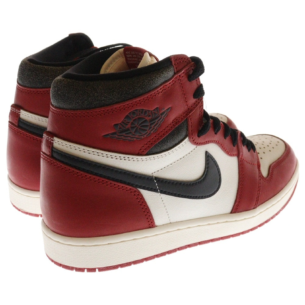 NIKE(ナイキ) AIR JORDAN 1 HIGH OG Lost & Found/Chicago エアジョーダン ロスト & ファウンド/シカゴ ハイカットスニーカー レッド US9.5/27.5cm DZ5485-612