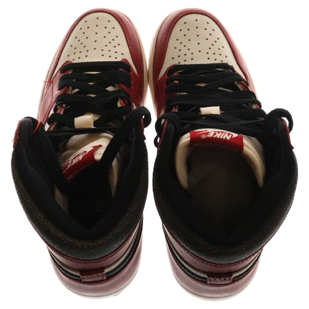 NIKE(ナイキ) AIR JORDAN 1 HIGH OG Lost & Found/Chicago エアジョーダン ロスト & ファウンド/シカゴ ハイカットスニーカー レッド US9.5/27.5cm DZ5485-612