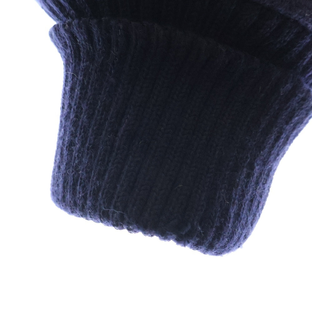 RADIALL(ラディアル) ロゴパッチ バーシティジャケット ジップアップブルゾン ネイビー RAD-12AW-JK004-1