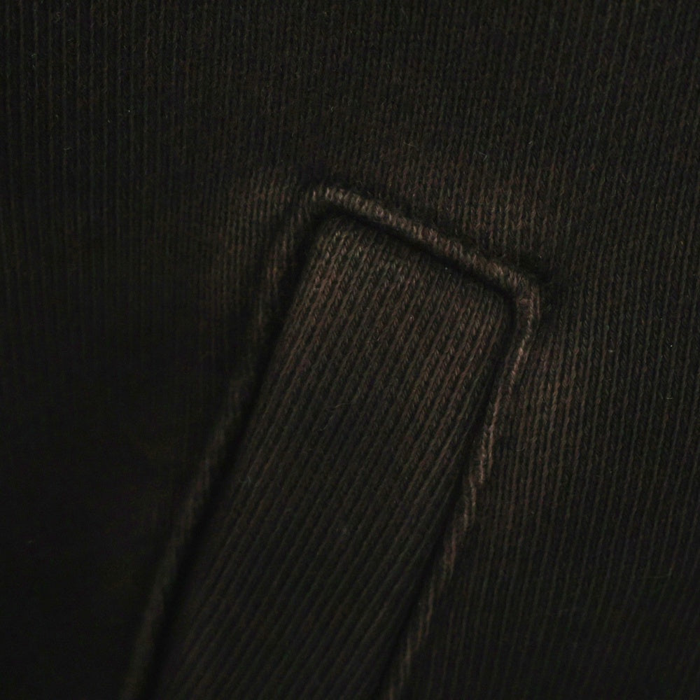 THUG CLUB(サグクラブ) PEACE STUD HOODIE プリント フードスタッズ プルオーバーパーカー ブラック TC24SS1201