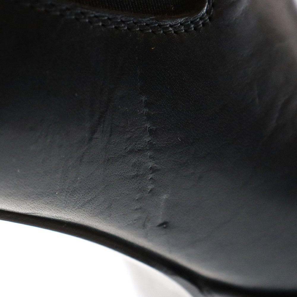 Rick Owens(リックオウエンス) KISS BOOTS キスブーツ ライトストーン装飾 ウッドソール ブラック RU02A5825
