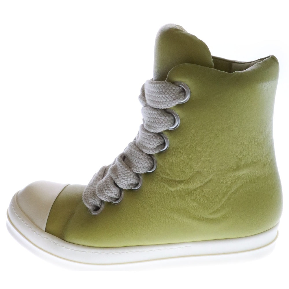 Rick Owens(リックオウエンス) JUMBO LACE PADDED SNEAKERS RU02C7892LLPW2 ジャンボーレース ハイカットスニーカー グリーン