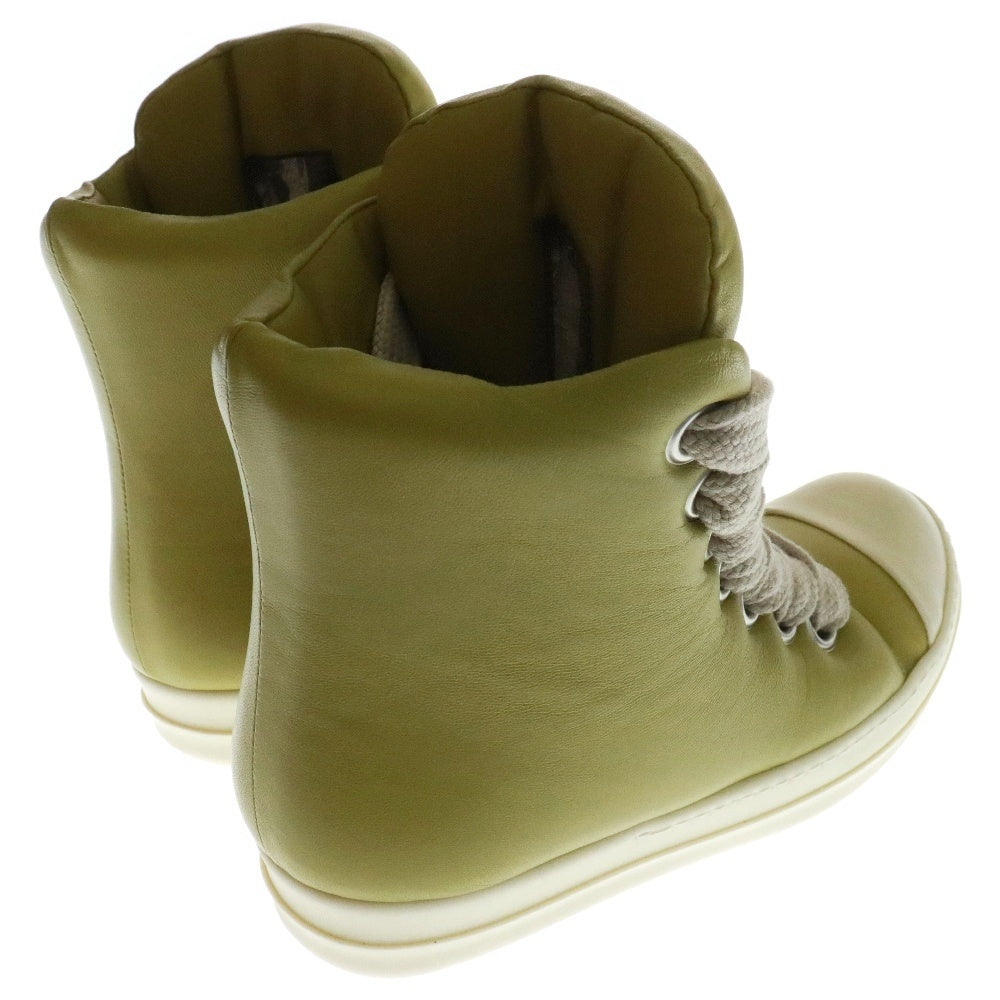 Rick Owens(リックオウエンス) JUMBO LACE PADDED SNEAKERS RU02C7892LLPW2 ジャンボーレース ハイカットスニーカー グリーン