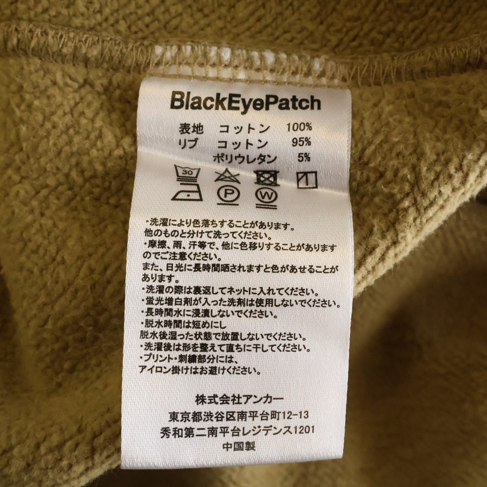 THE BLACK EYE PATCH(ブラックアイパッチ) ×GASIUS プルオーバー スウェットパーカー ブラウン