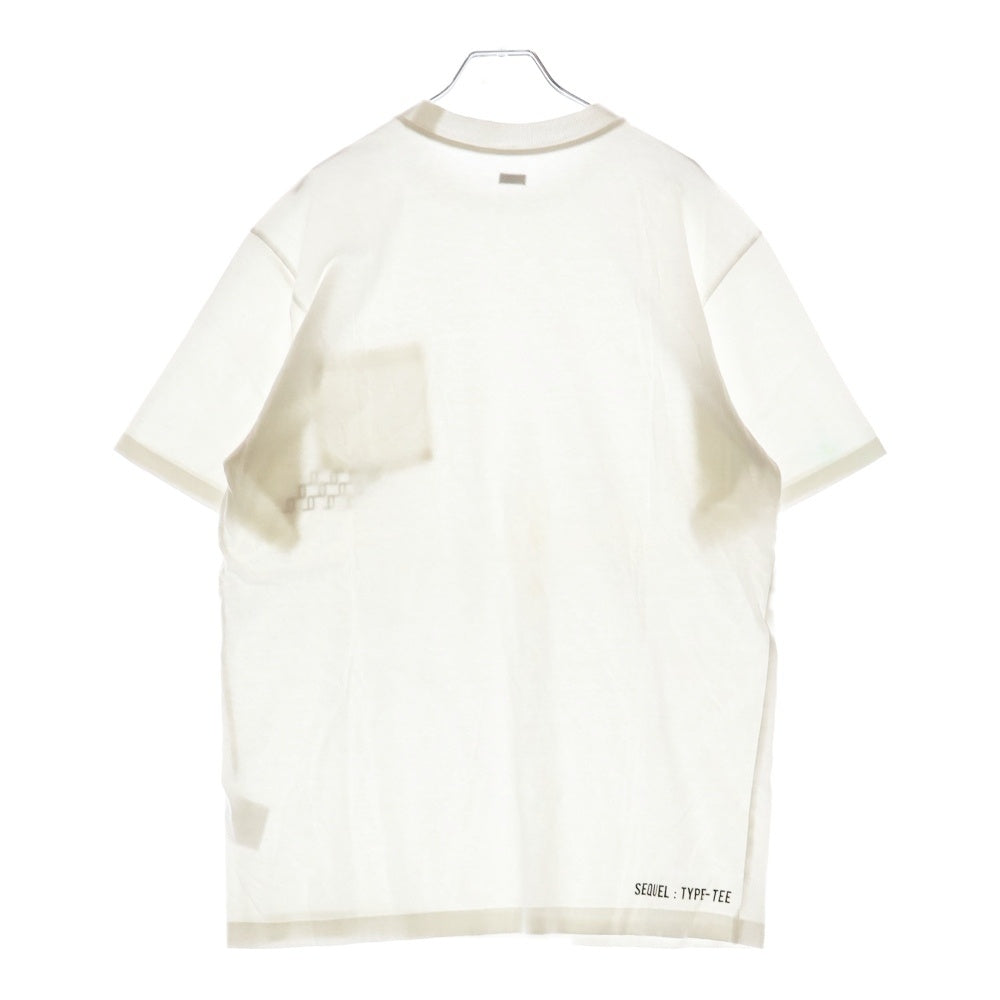 SEQUEL(シークエル) コットン ポケット付き 半袖Tシャツ ホワイト
