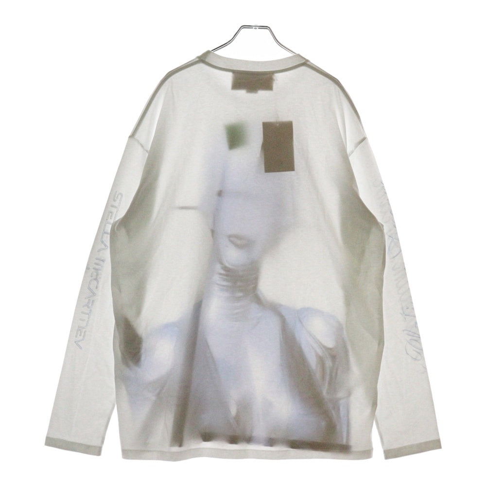 STELLA McCARTNEY(ステラマッカートニー) Sexy Robot Long-Sleeve フロントプリント ロボット プリント 長袖Tシャツ カットソー ホワイト