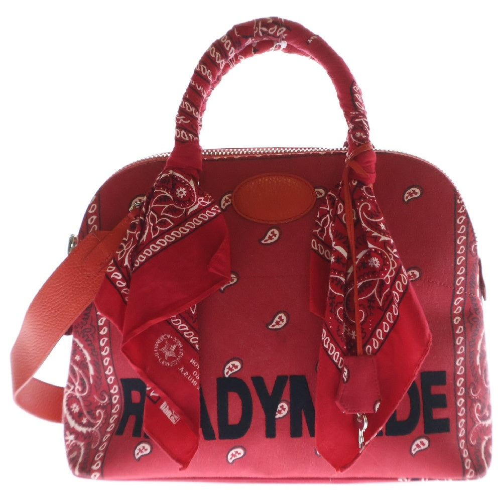 READY MADE(レディメイド) DAILY BAG M デイリーバッグ ショルダーバッグ バンダナ柄 レッド
