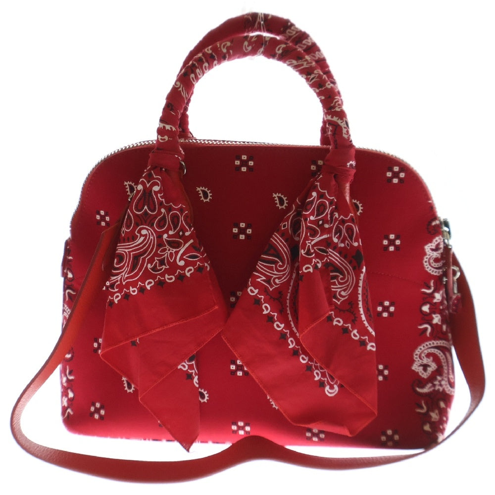 READY MADE(レディメイド) DAILY BAG M デイリーバッグ ショルダーバッグ バンダナ柄 レッド
