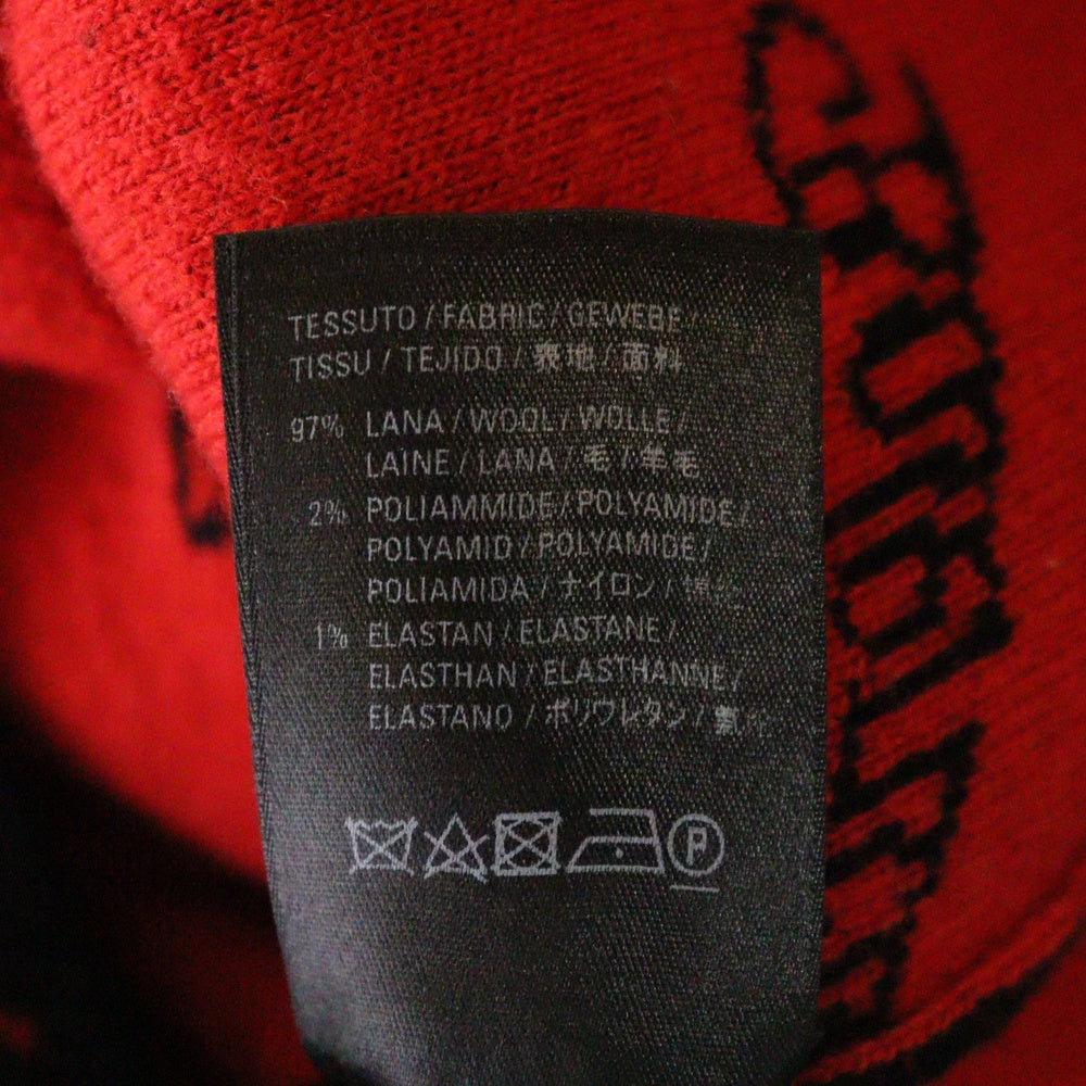 BALENCIAGA(バレンシアガ) Allover Script Logo Sweater ロゴデザイン ラウンドネック ニット セーター ブラック 683294 T4112