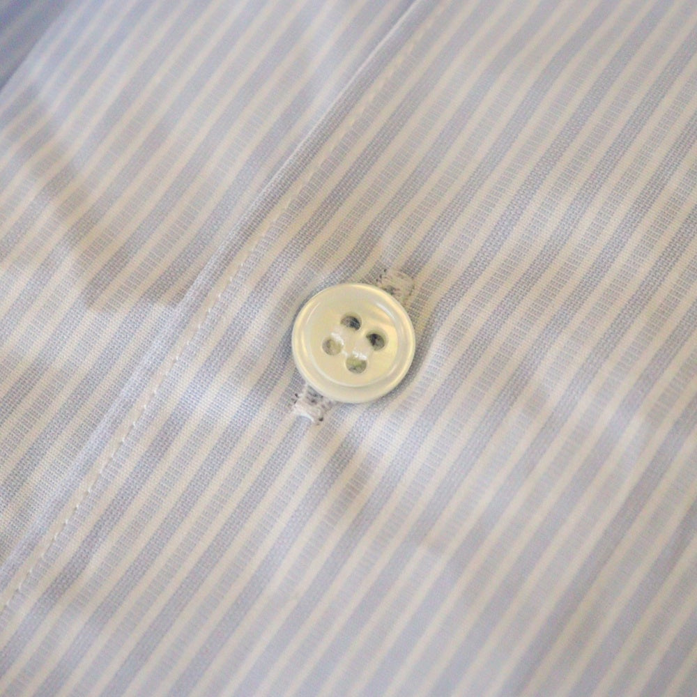 COMME des GARCONS SHIRT(コムデギャルソンシャツ) L/S STRIPE SHIRT フロントポケット ストライプ 長袖シャツ ブルー FZ-B115