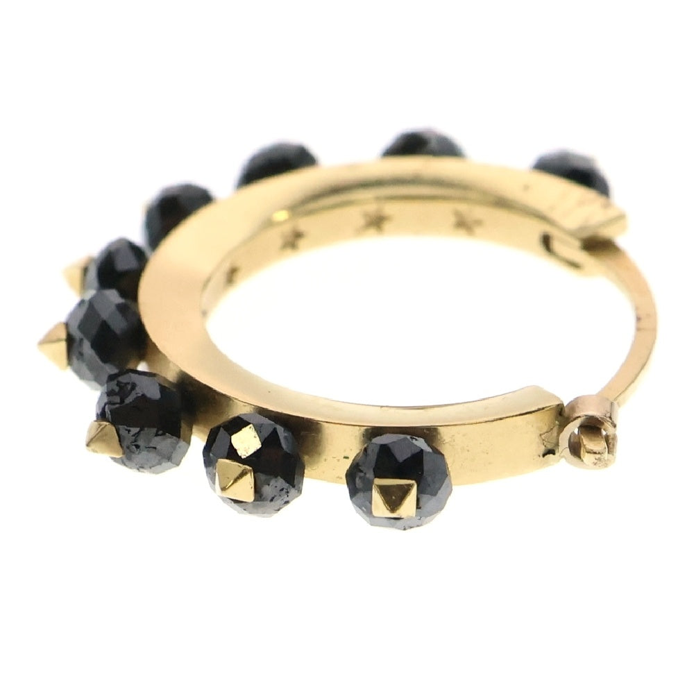 SJX(エスジェイエックス) 18K ブラックダイヤモンド ピアス ブラック/ゴールド