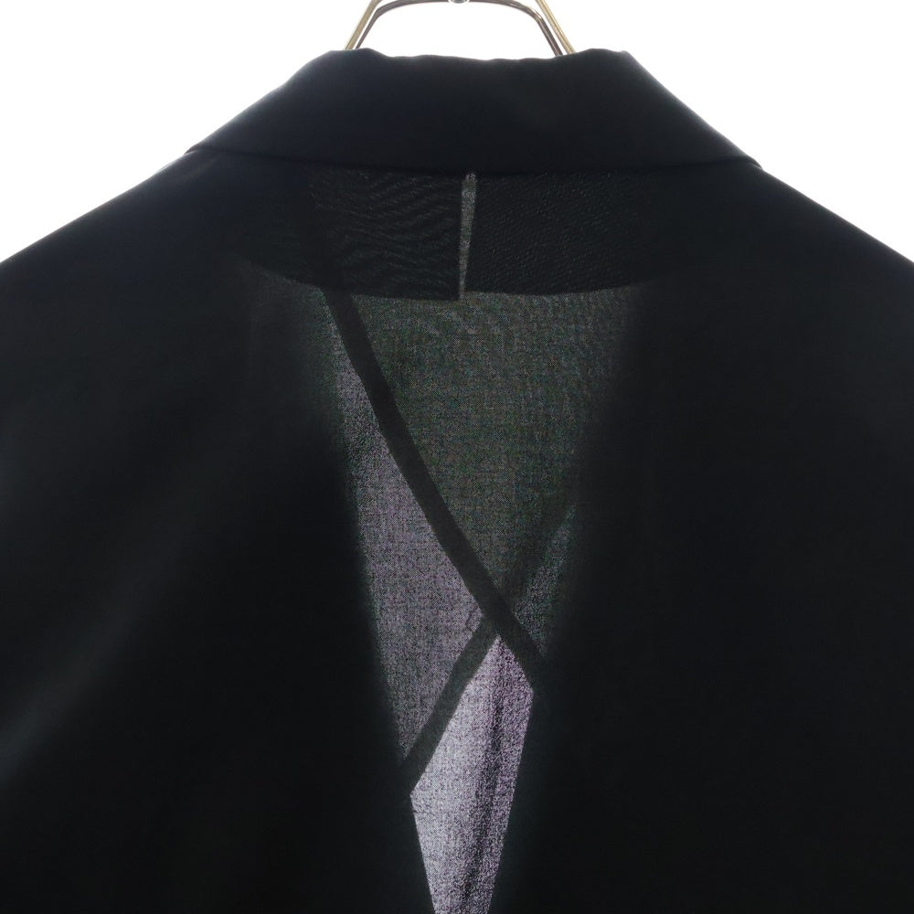 Needles(ニードルス) Miles Jacket 2B シルク混 シングルテーラードジャケット ブラック QV108