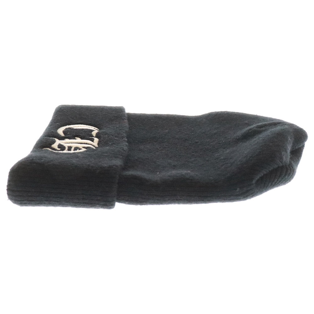 CHROME HEARTS(クロムハーツ) WATCH CAP ワッチキャップ CHロゴ刺繍 ニットビーニー ニット帽 帽子 ブラック