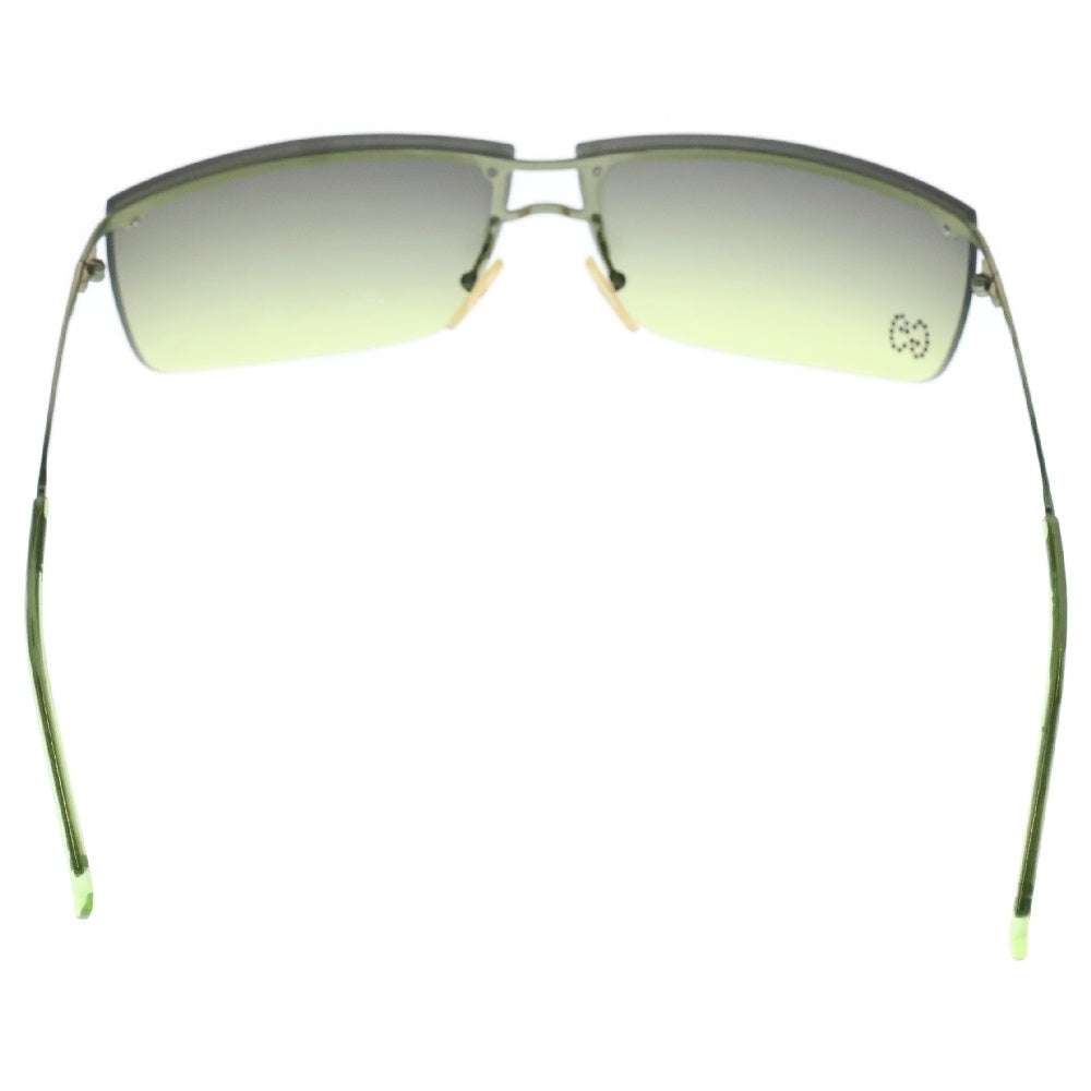 GUCCI(グッチ) ハーフリム スクエアサングラス 眼鏡 グリーン GG2653