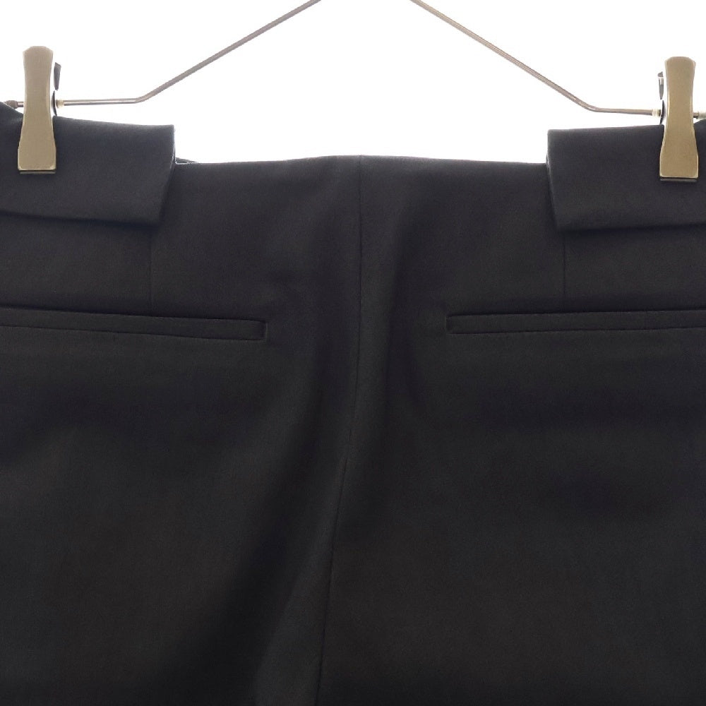 BIBLIOTHERK(ビブリオテーク) 24AW LOOSE DRESS TROUSERS センタープレス ルーズ ドレスパンツ グレー