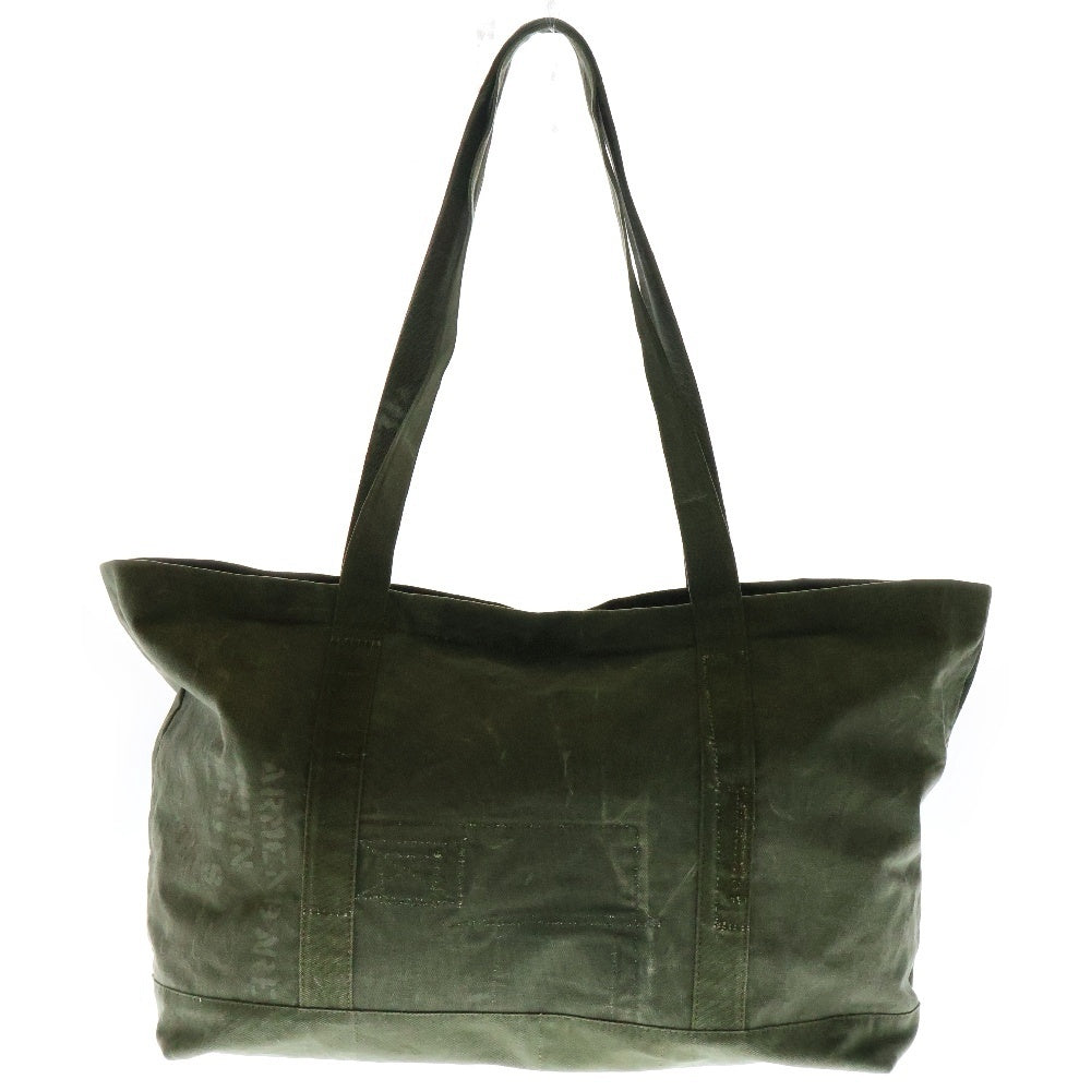 READY MADE(レディメイド) BIG TOTE BAG ビッグ トートバッグ ハンドバッグ カーキ