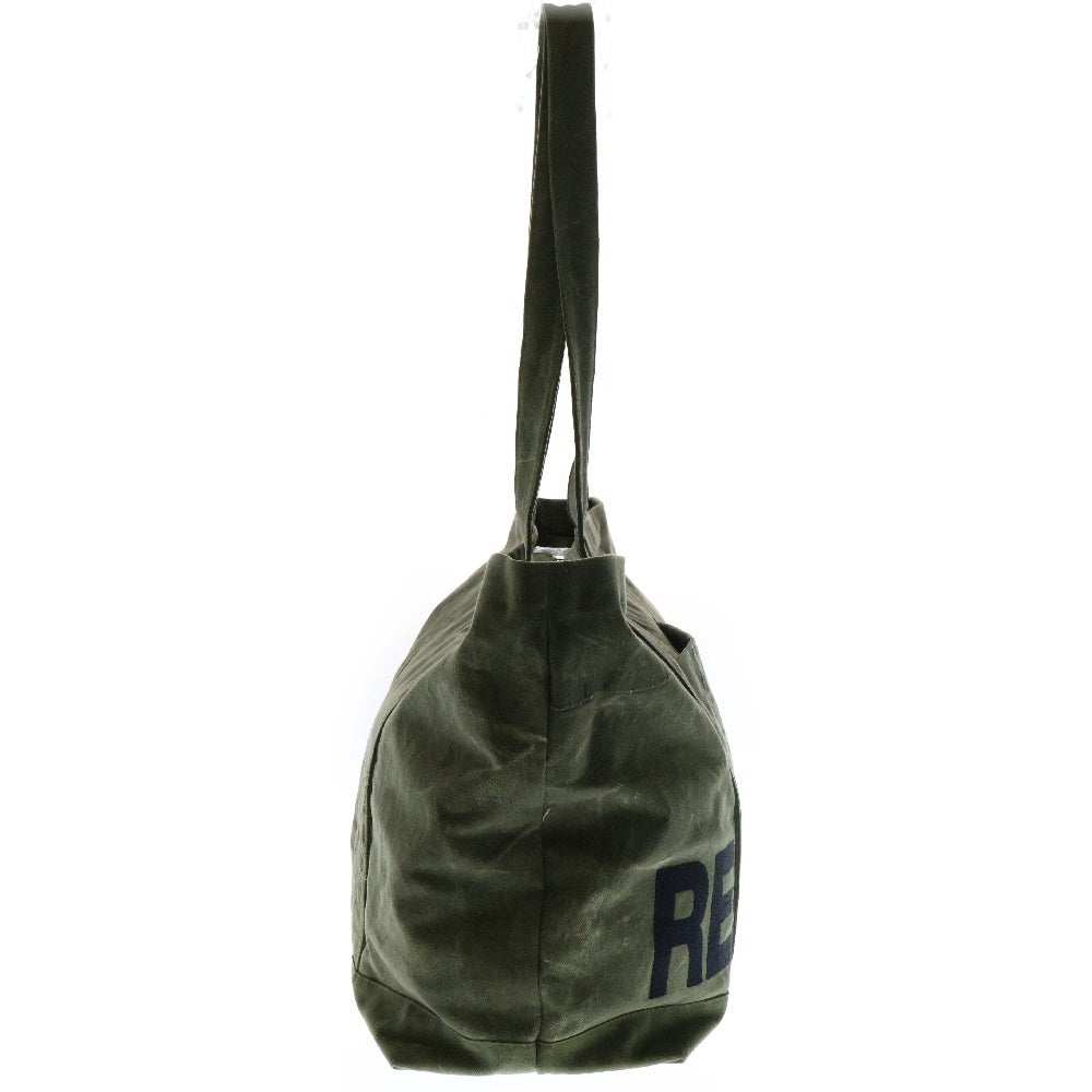 READY MADE(レディメイド) BIG TOTE BAG ビッグ トートバッグ ハンドバッグ カーキ