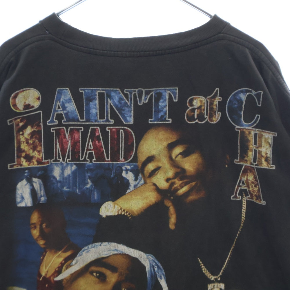 VINTAGE(ヴィンテージ) 90-00s 2PAC TEE ツーパック フロントプリント半袖Tシャツ カットソー ブラック