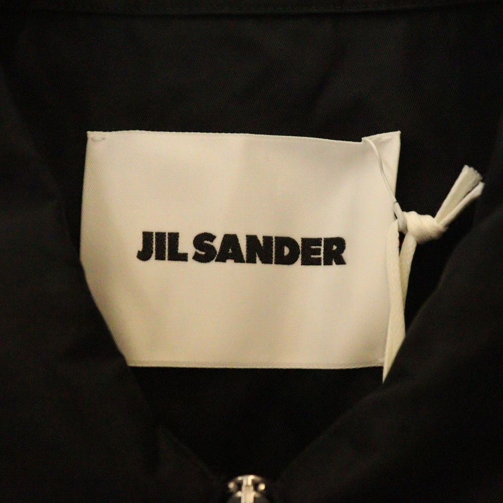 JIL SANDER(ジルサンダー) ナイロンツイルジップシャツジャケット ブルゾン ブラック J22DL0301 J70147