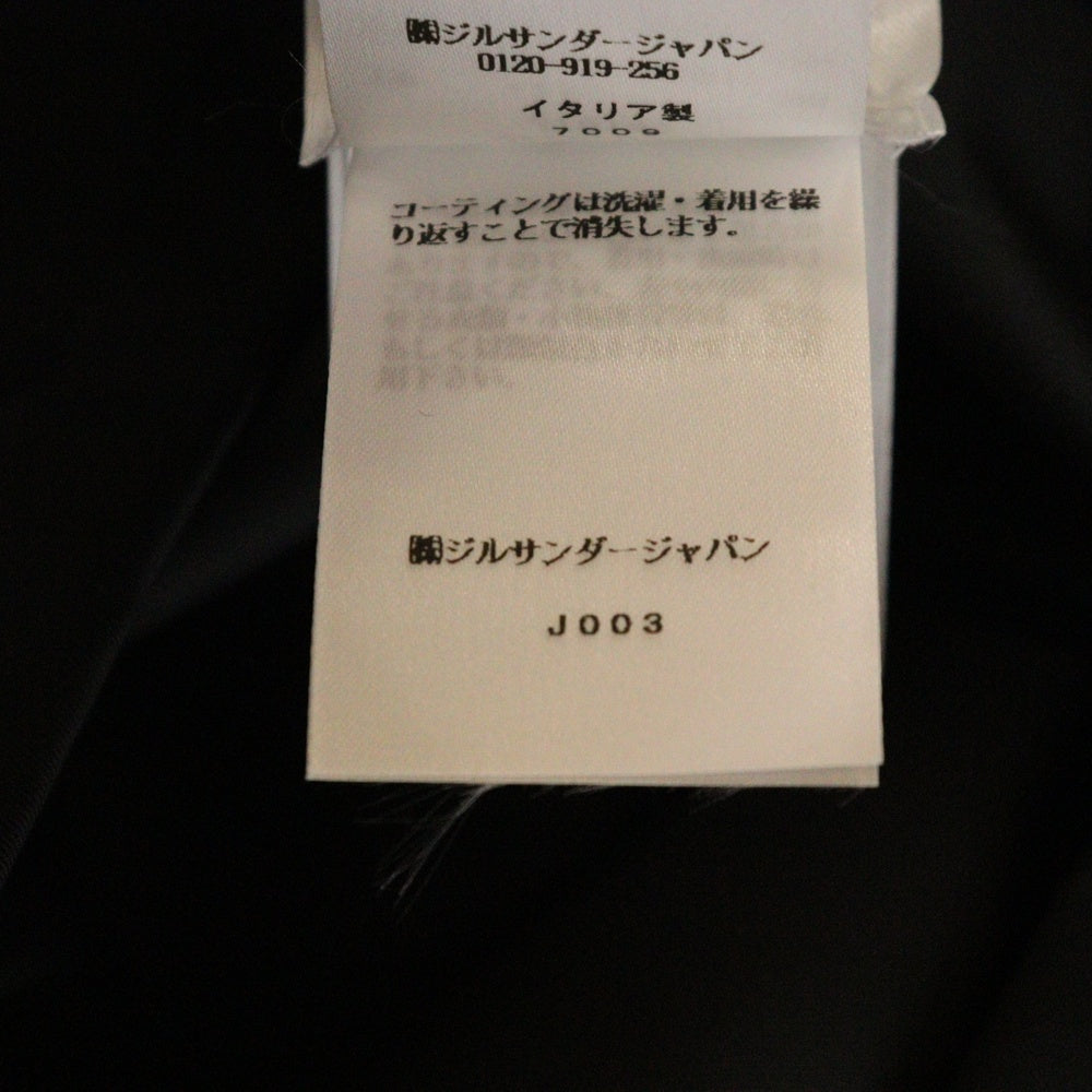 JIL SANDER(ジルサンダー) ナイロンツイルジップシャツジャケット ブルゾン ブラック J22DL0301 J70147