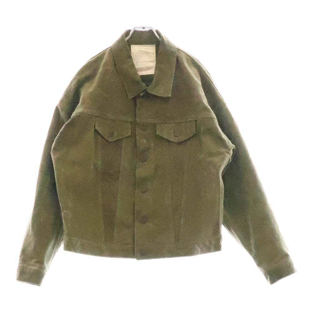 READY MADE(レディメイド) ヴィンテージ加工 オーバーサイズ ワークジャケット カーキ RE-CO-KH-00-00-33