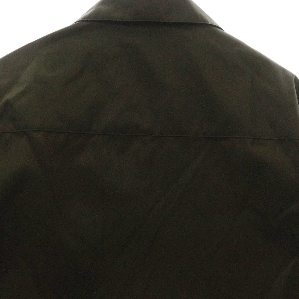 JIL SANDER(ジルサンダー) ナイロンツイル ジップ シャツジャッケット カーキ J22DLO301 J70147