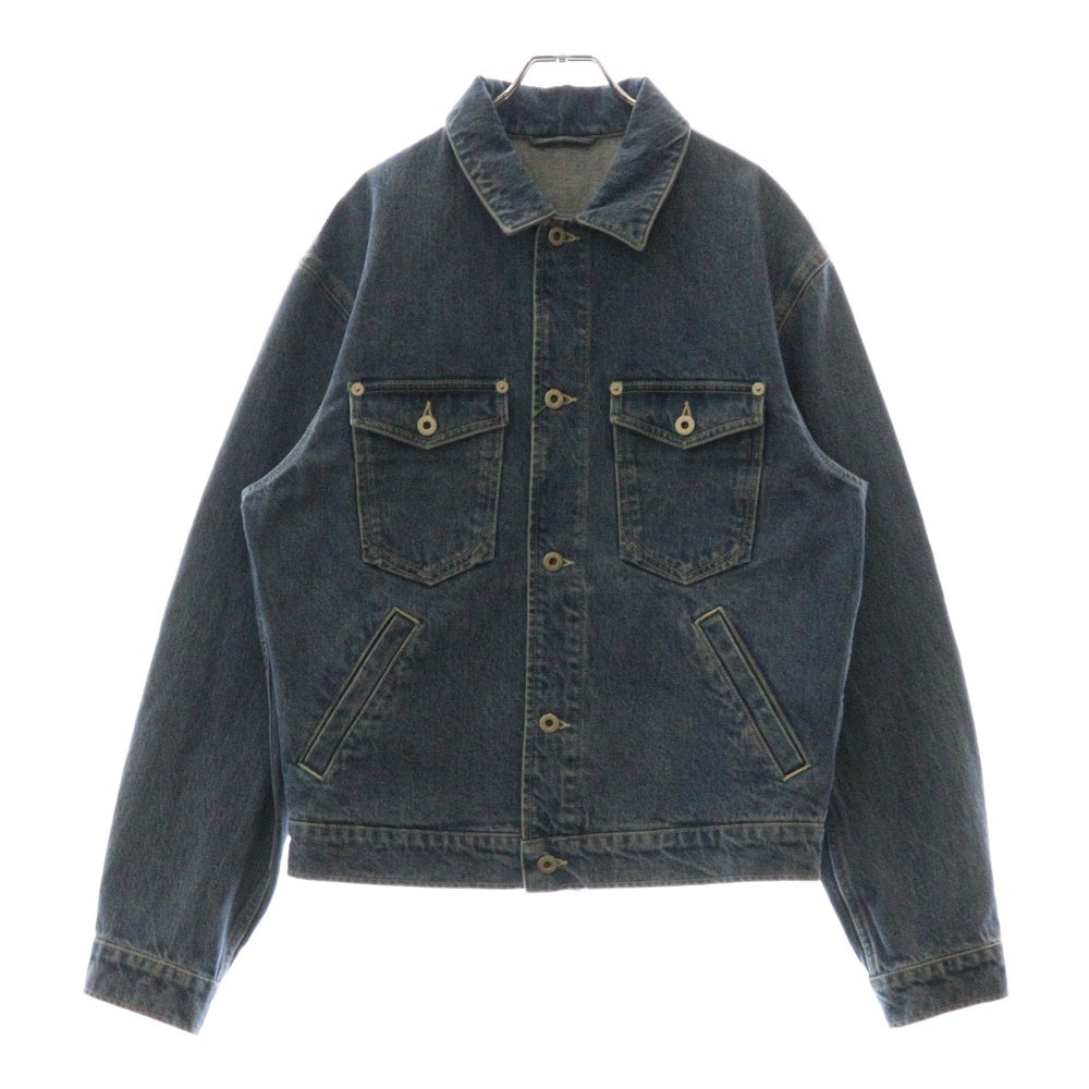 KENZO(ケンゾー) TRUCKER JACKET BOKE FLOWER バックフラワー刺繍 トラッカーデニムジャケット インディゴ