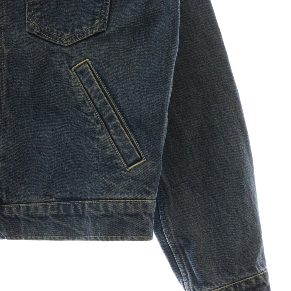 KENZO(ケンゾー) TRUCKER JACKET BOKE FLOWER バックフラワー刺繍 トラッカーデニムジャケット インディゴ