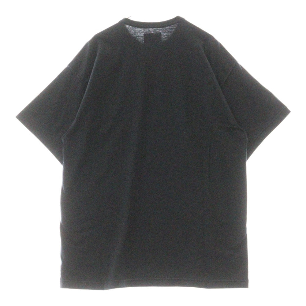 WTAPS(ダブルタップス) ロゴ刺繍 ポケット付き半袖Tシャツ ネイビー 231ATDT-CSM37
