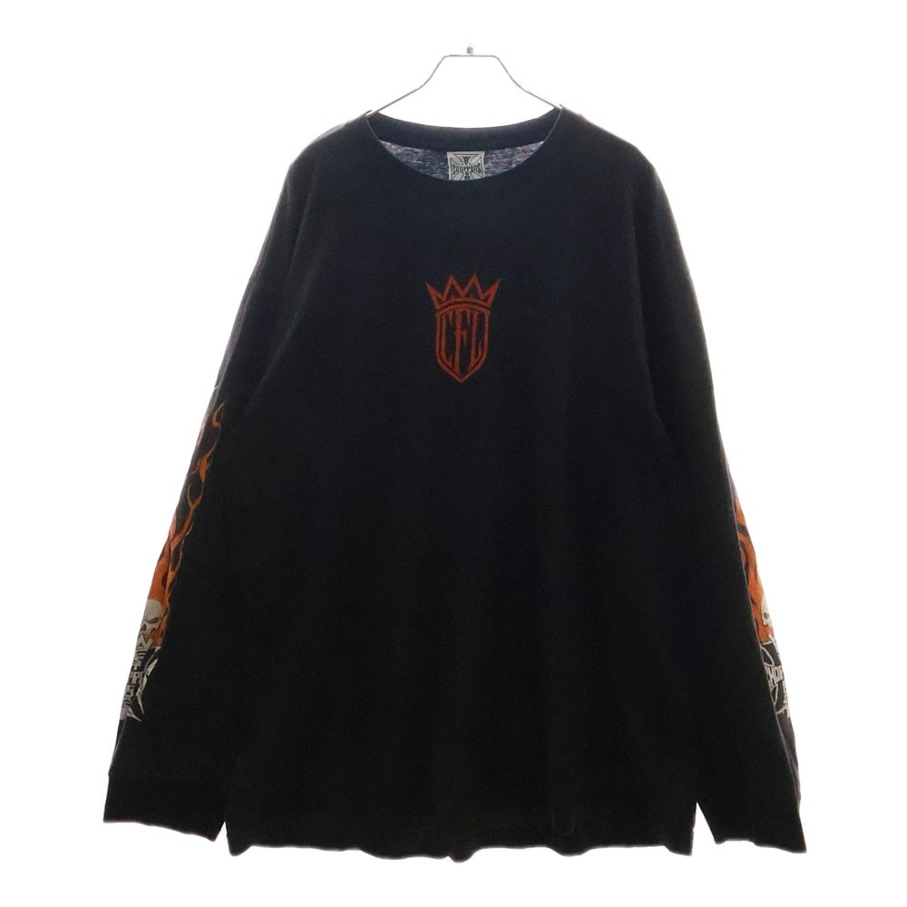 VINTAGE(ヴィンテージ) 90s VINTAGE WEST COAST CHOPPERS TEE ヴィンテージ ウェストコースト チョッパーズ プリント 長袖Tシャツ ブラック
