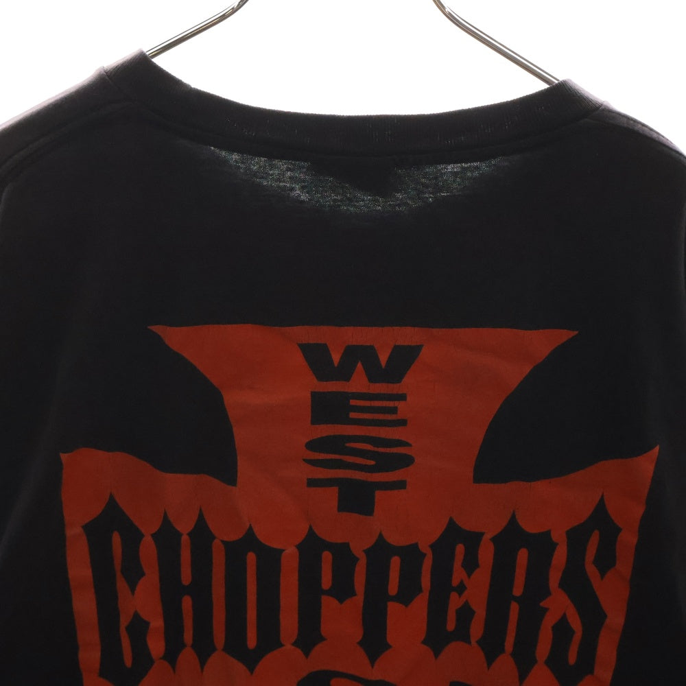 VINTAGE(ヴィンテージ) 90s VINTAGE WEST COAST CHOPPERS TEE ヴィンテージ ウェストコースト チョッパーズ プリント 長袖Tシャツ ブラック