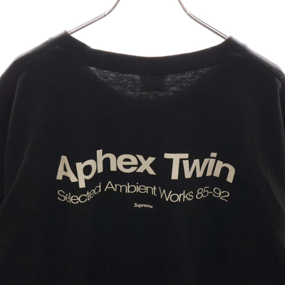 SUPREME(シュプリーム) 25SS Aphex Twin Ambient Works Tee エイフェックス・ツイン アンビエントワークス 半袖Tシャツ ブラック