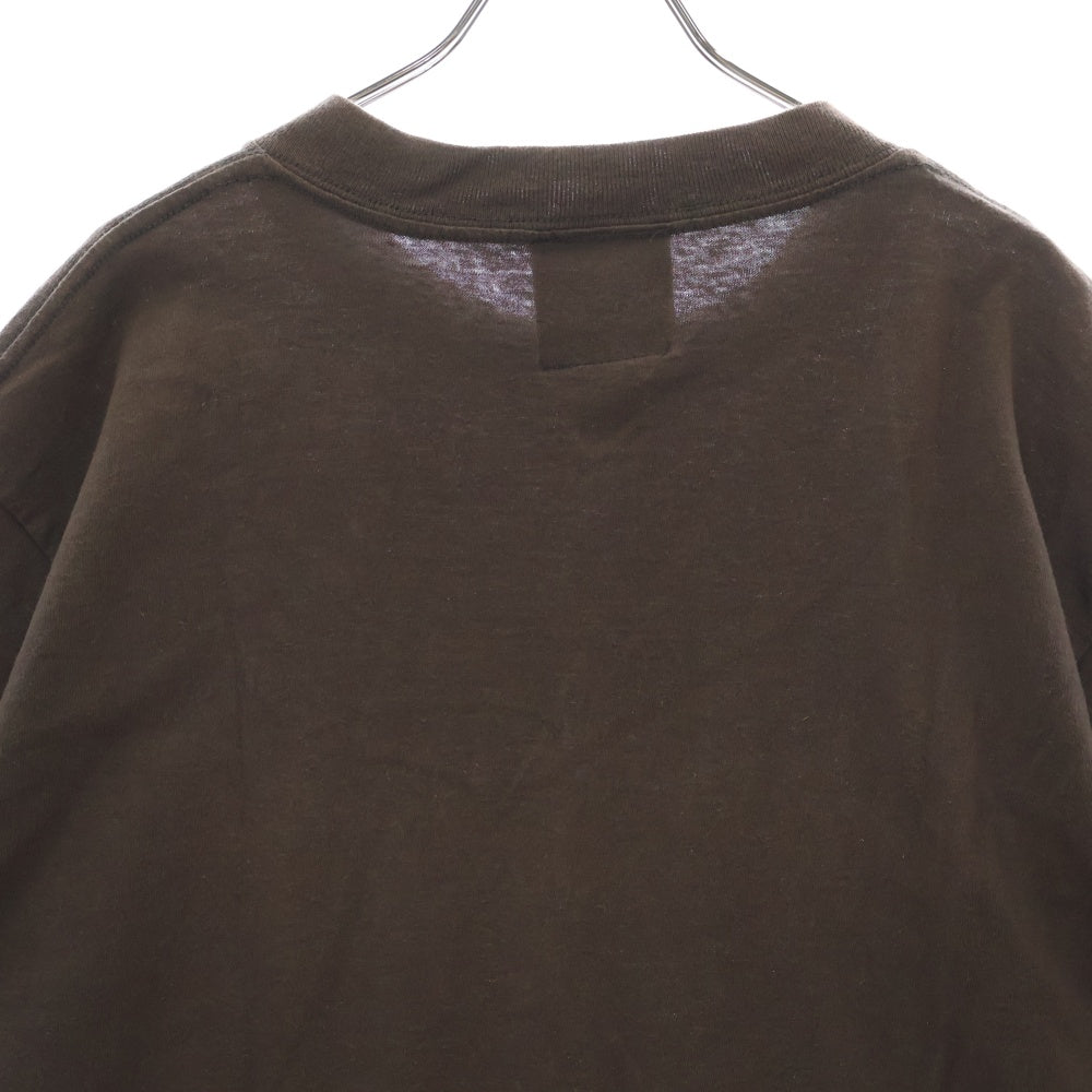 VINTAGE(ヴィンテージ) 90s anarchic adjustment フロントロゴプリント半袖Tシャツ ブラウン