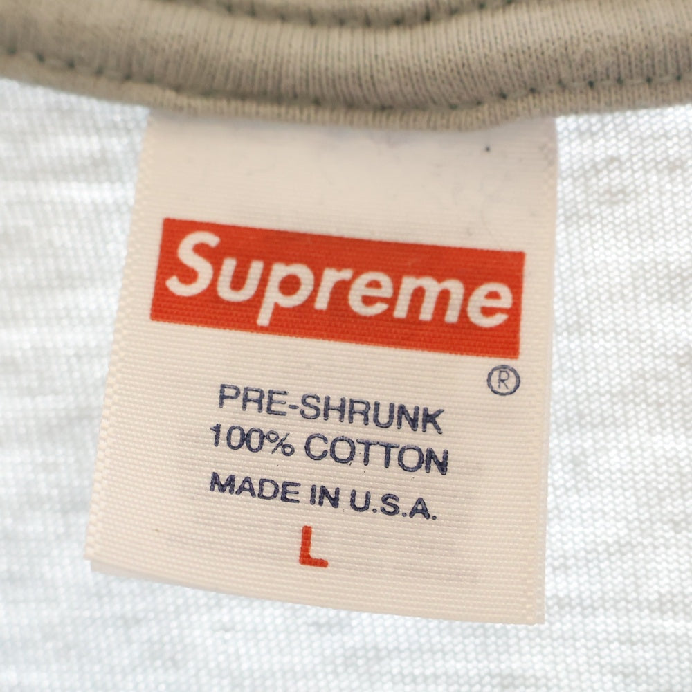 SUPREME(シュプリーム) 24SS Collage Tee コラージュ プリント クルーネック 半袖Tシャツ カットソー グレー