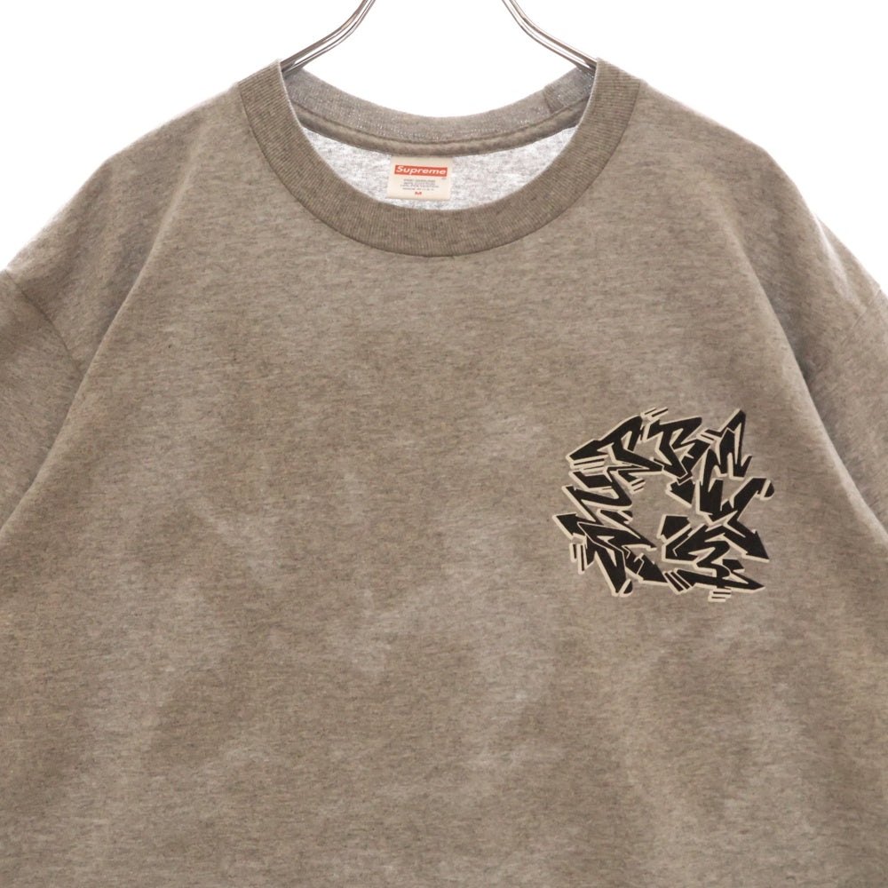 SUPREME(シュプリーム) 21AW ×Stash Support Unit Tee 半袖 Tシャツ グレー