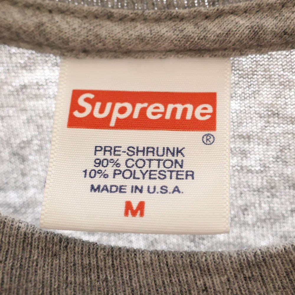 SUPREME(シュプリーム) 21AW ×Stash Support Unit Tee 半袖 Tシャツ グレー