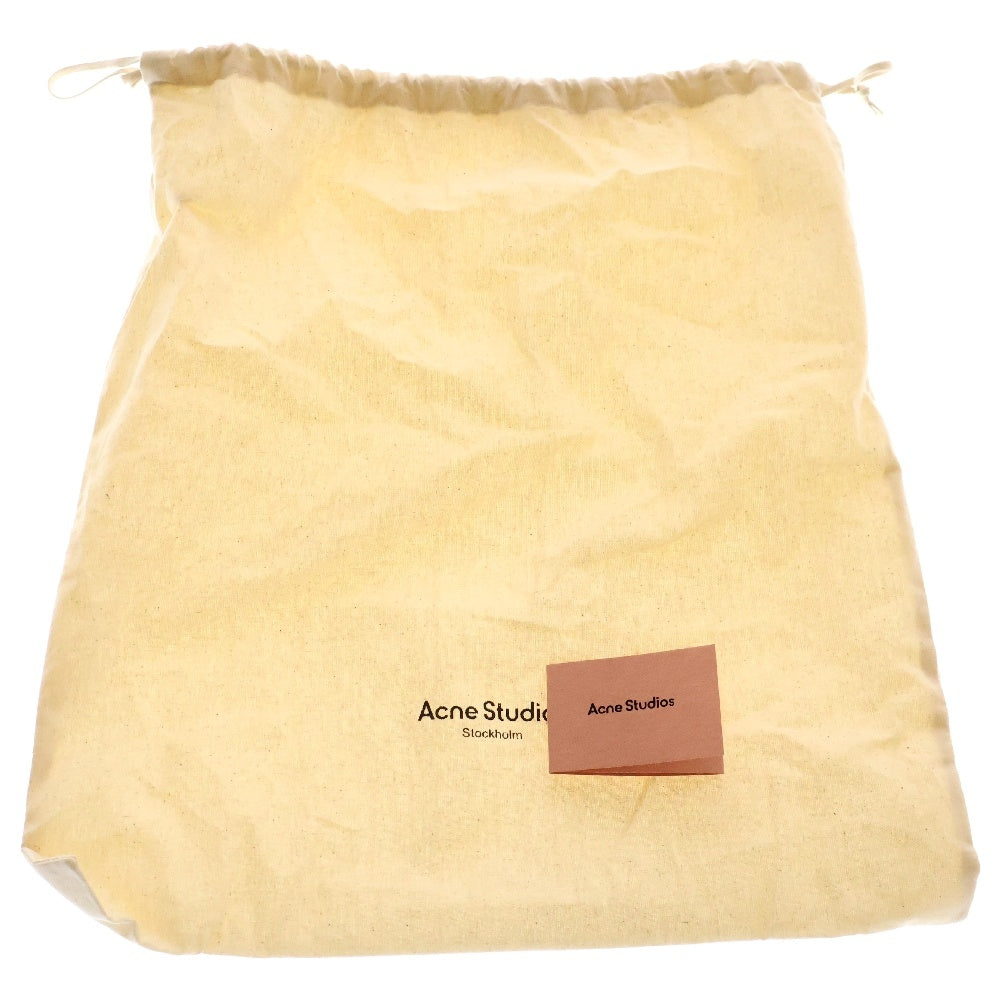 Acne Studios(アクネ ストゥディオズ) Multipocket Mini Bag マルチポケット レザー リボンデザイン ハンドバッグ ショルダーバッグ ブラック A10428